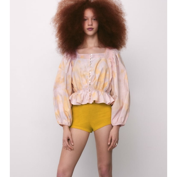 NWTs zara tie dye top